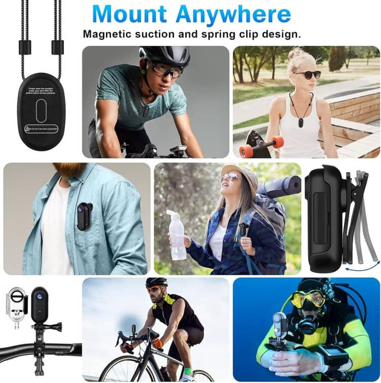 دوریبن ورزشی انگشتی مدل sport camera | H.265 4k