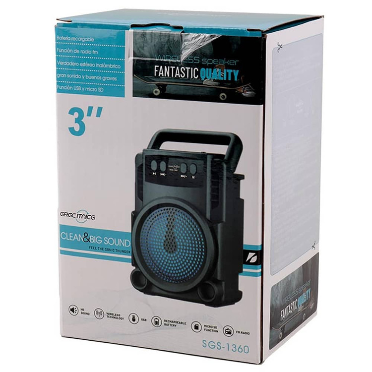 اسپیکر شارژی مدل gts 1360