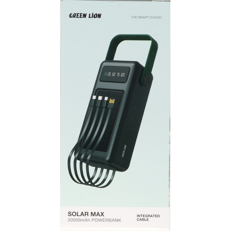 پاوربانک گرین لاین مدل Solar Max ظرفیت 50000 میلی آمپر ساعت