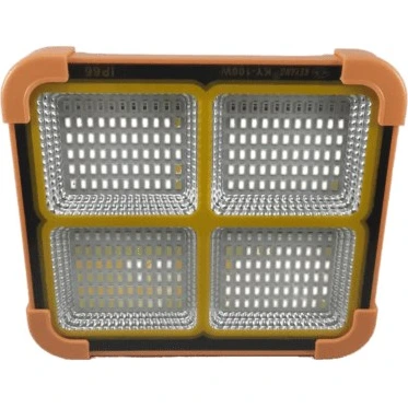 پروژکتور سیار شارژی و پاور بانک خورشیدی کیانگ 100 وات مدل KY-100W