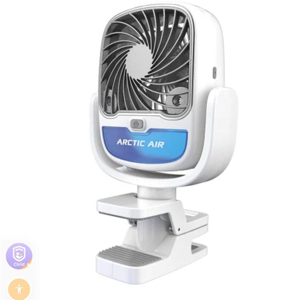 پنکه شارژی مدل ARCTIC COOL CLAMP