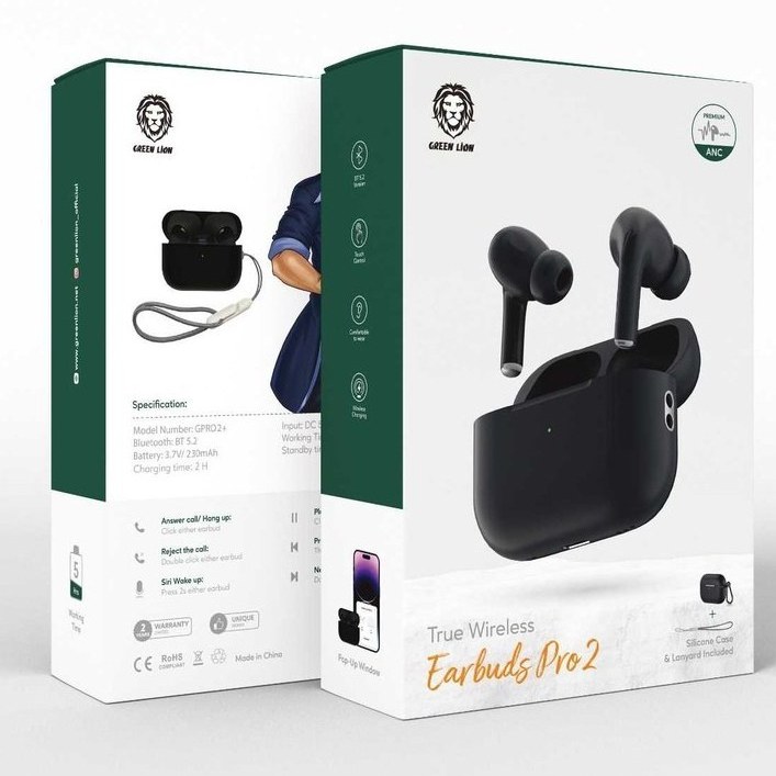 هدفون بی سیم گرین لاین مدل EarBuds Pro 2