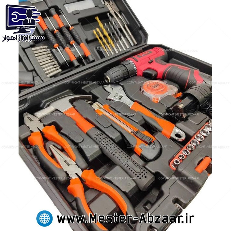 کیت دریل شارژی و ابزار ادون ED-40L-TZ