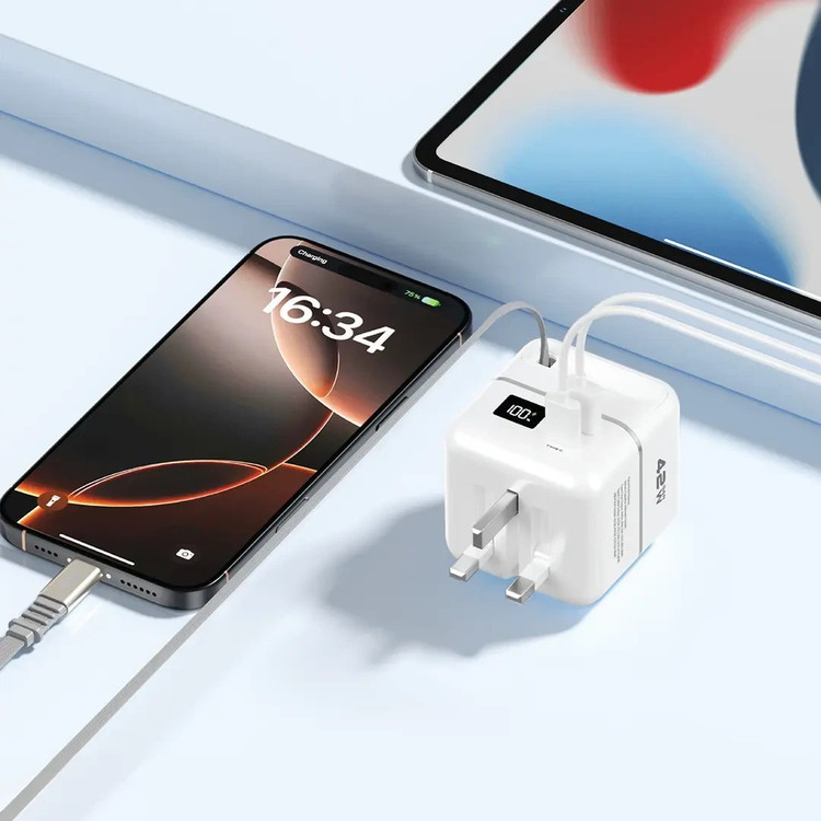پاوربانک گرین لاین مدل GaN Premium ظرفیت ۵۰۰۰ میلیآمپر