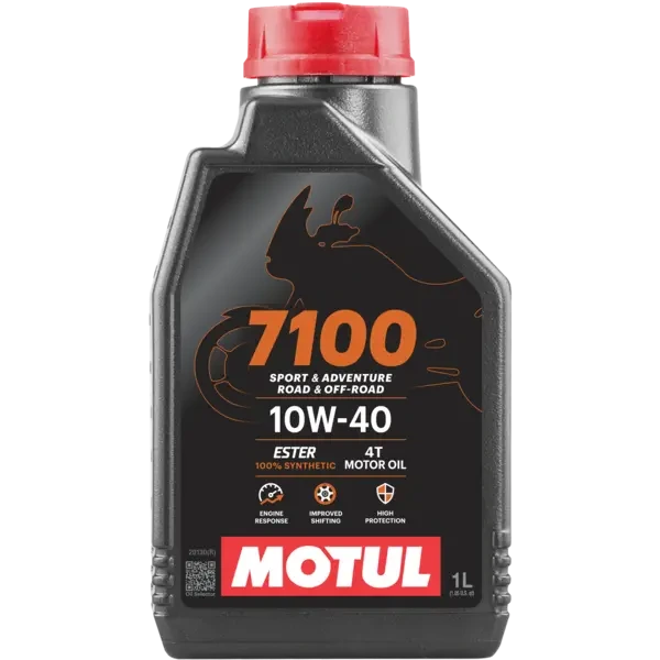 روغن موتور سیکلت موتول 7100 گرانروی 10W40 حجم ۱ لیتر