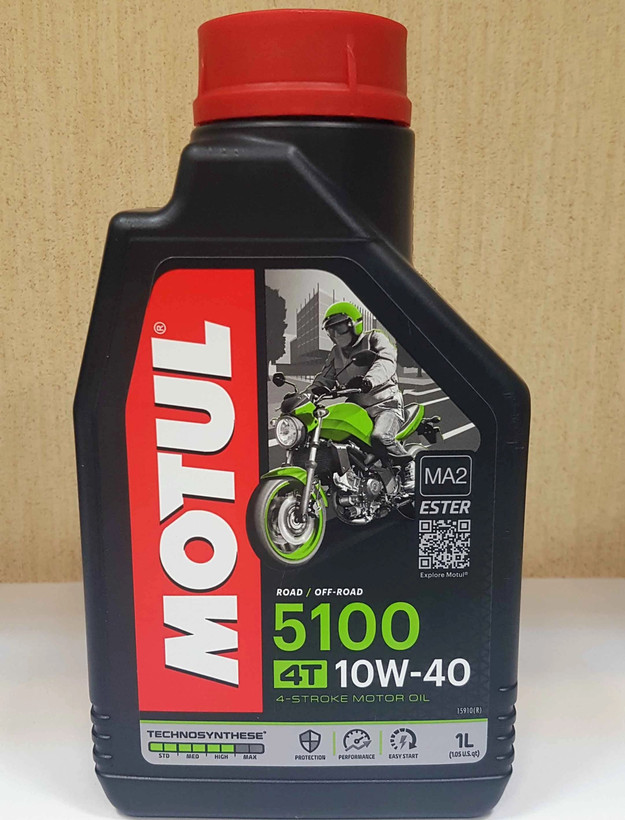 روغن موتور سیکلت موتول Motul 5100 10W40 اصل – حجم ۱ لیتری