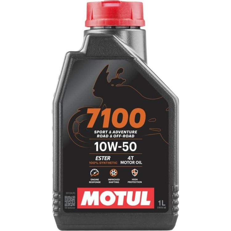 روغن موتور سیکلت موتول 7100 گرانروی 10W50 حجم ۱ لیتر
