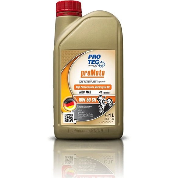 روغن موتور سیکلت پروتک 10W50 SN حجم یک لیتر