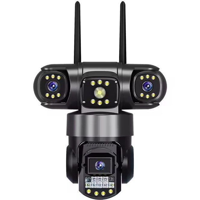 دوربین مدار بسته سیمکارتی ۱۲ مگاپیکسل مدل S388-V با سه لنز واقعی قابل تنظیم چرخشی